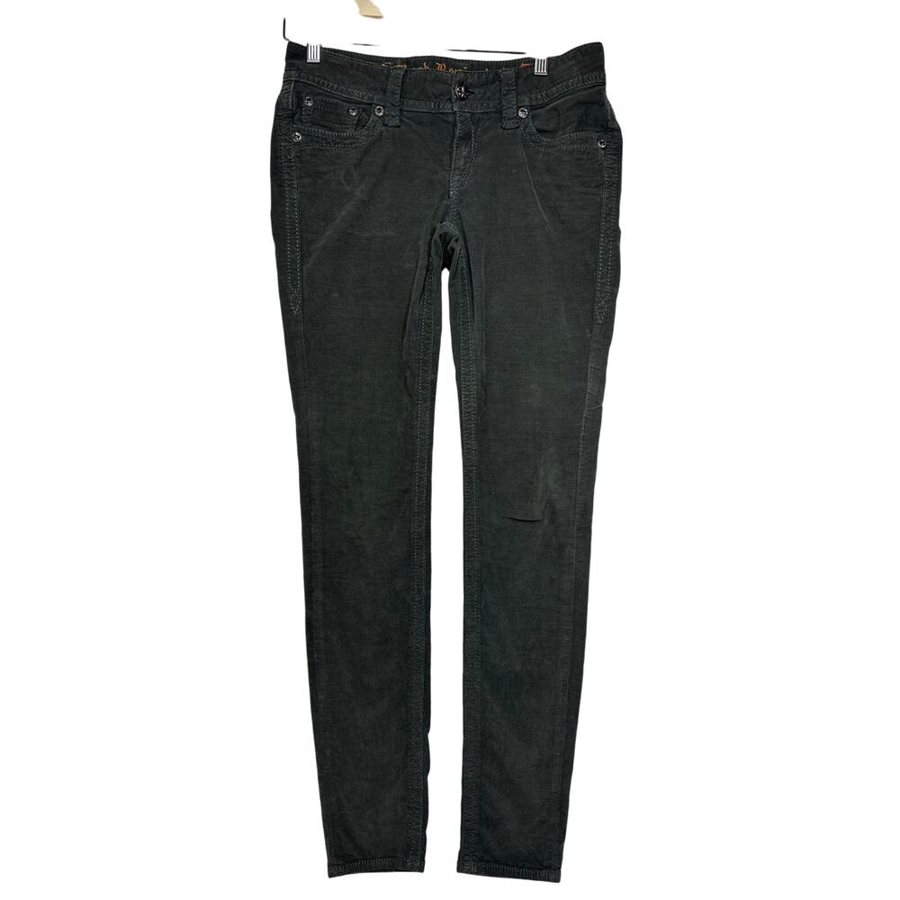 Rock Revival Corduroy Skinny Pants Embellished Low Rise Jeans Size 29 Streetwear